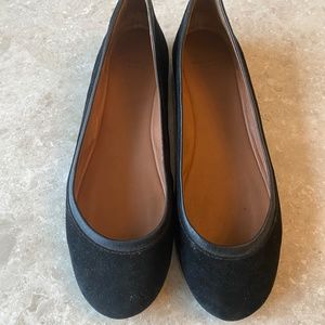 Givenchy Black Suede Flats